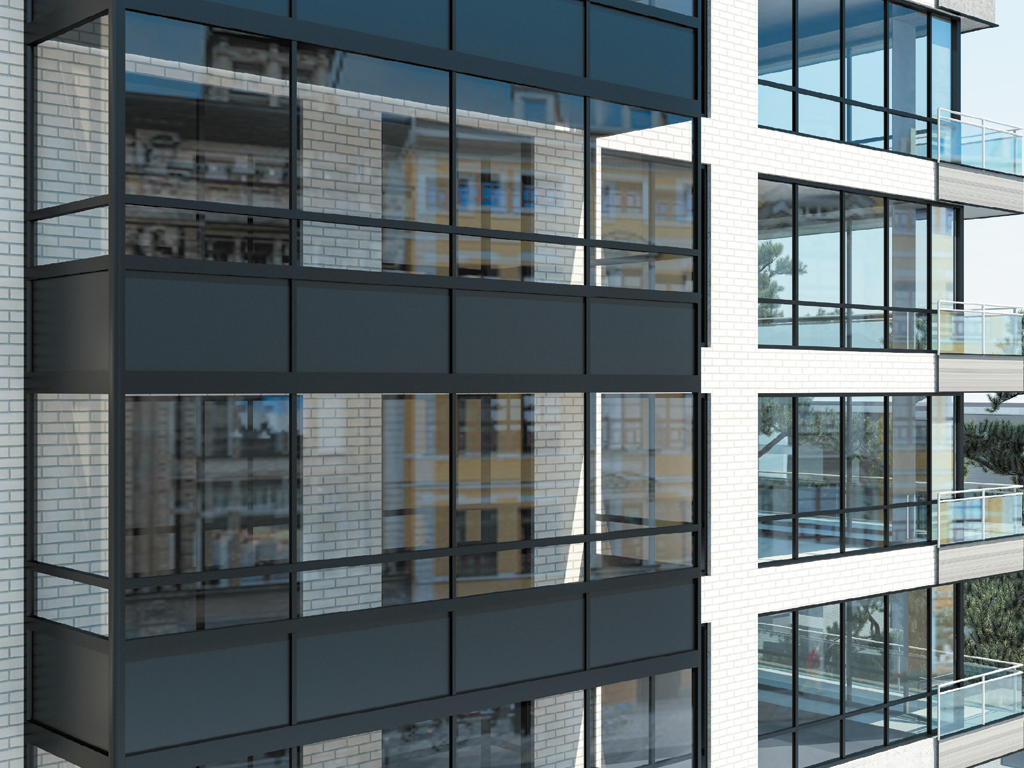 Балконная система серии dh-bs40